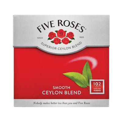 Five Roses Tagless Teabags 100s