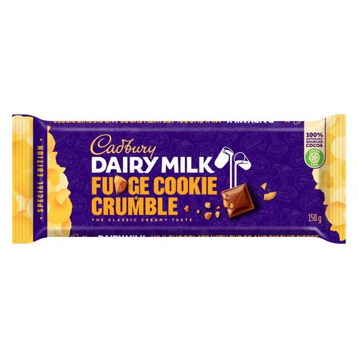 Cadbury Fudge Cookie Crumble 150g