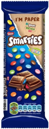 Nestle Slab Smarties Milk (1 x 80g)