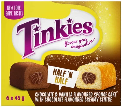 Tinkies Sponge Vanilla & Chocolate Cake  (270 g)