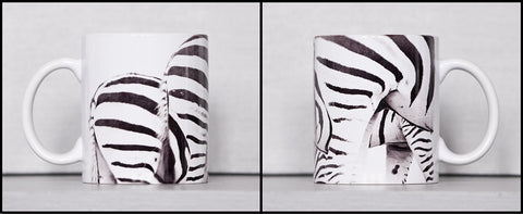Zebra Back Ceramic Coffee Mug