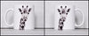 African Giraffe Stare Ceramic Coffee Mug