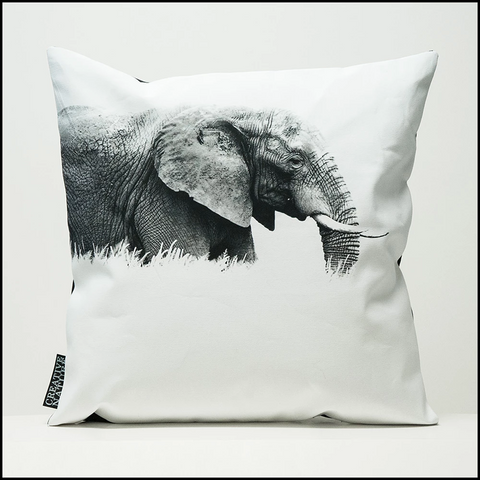 Cushion Cover SC BW 21 Elephant