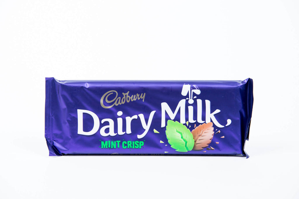 Cadbury's Dairy Milk Mint Crisp 150g