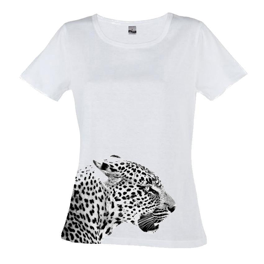 Black and white leopard top store