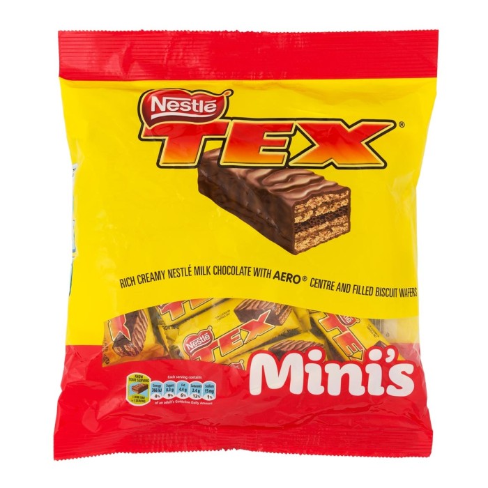 Nestle Tex Mini Bite Sized Chocolates 210g