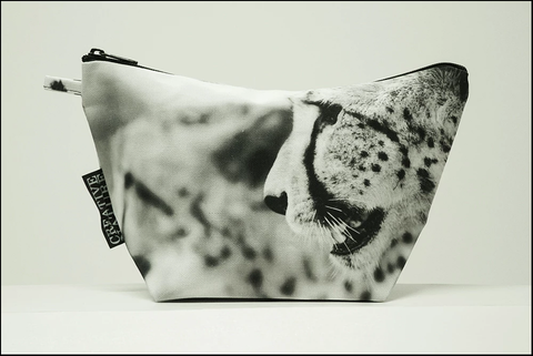 Triangle Toiletry Bag Black and White Collection