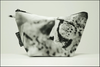 Triangle Toiletry Bag Black and White Collection
