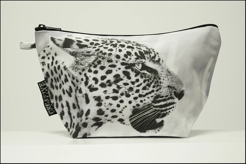Triangle Toiletry Bag Black and White Collection