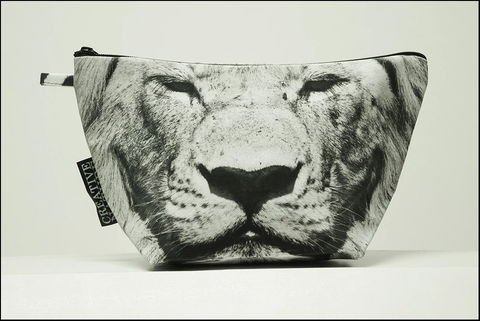 Triangle Toiletry Bag Black and White Collection