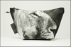 Triangle Toiletry Bag Black and White Collection