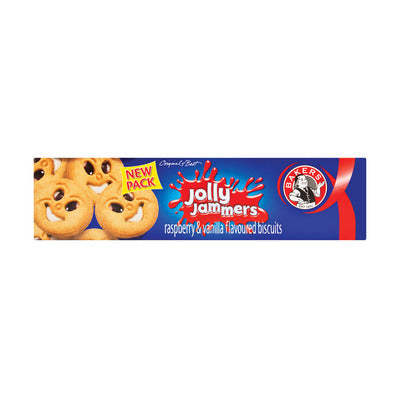 Bakers Jolly Jammers Raspberry and Vanilla 200g