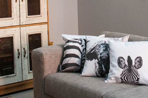 Cushion Cover SC BW 28 Leopard
