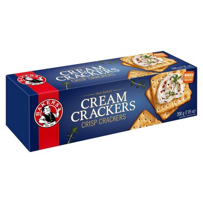 Bakers Cream Crackers 200g