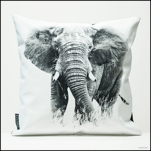 Cushion Cover SC BW 23 Elephant