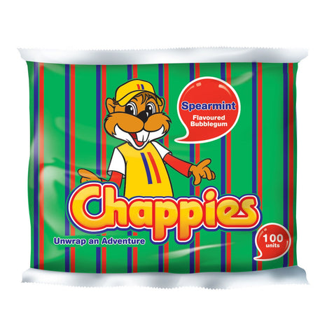 Chappies Bubblegum Spearmint (1 x 100’s)