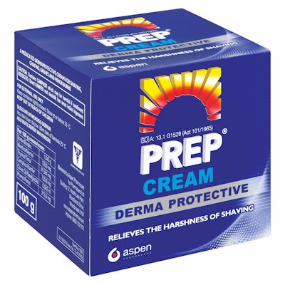 Prep Derma Protective Shaving Cream in Jar 100g