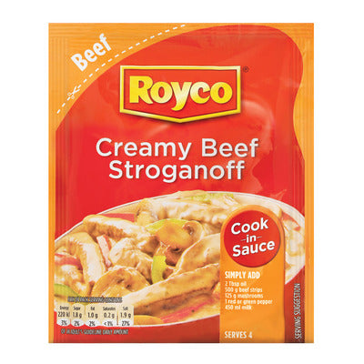Royco Creamy Beef Cook In Sauce 57g