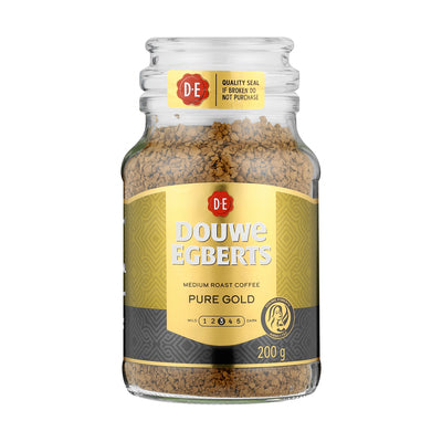 Douwe Egberts Instant Coffee Pure Gold Medium Roast 200g