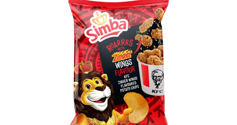 Simba KFC Zinger Wings Flavored Potato Chips 120g
